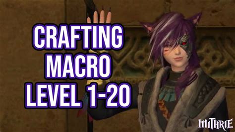 collectable crafting macro ffxiv.